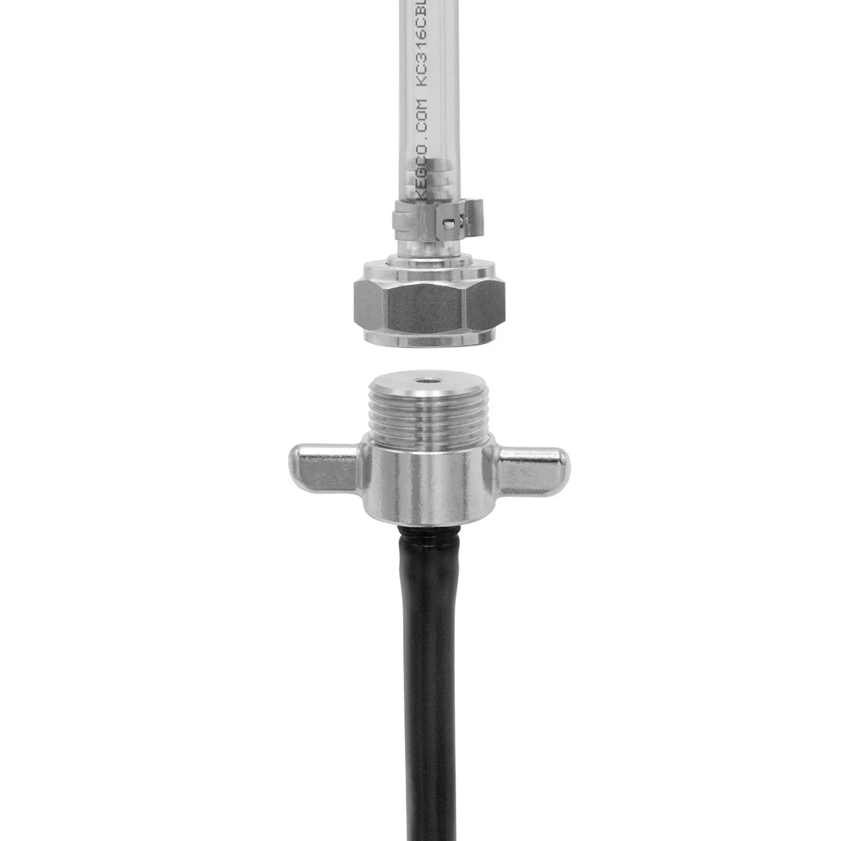 KEGCO Deluxe Hand Pump Pressurized Keg Beer Kegerator Cleaning Kit with 32 oz. Cleaner