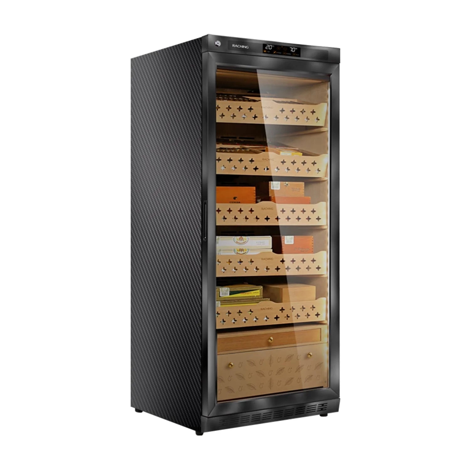 Raching MON1800A: Automated Climate-Controlled Humidor (1,200-cigar capacity)