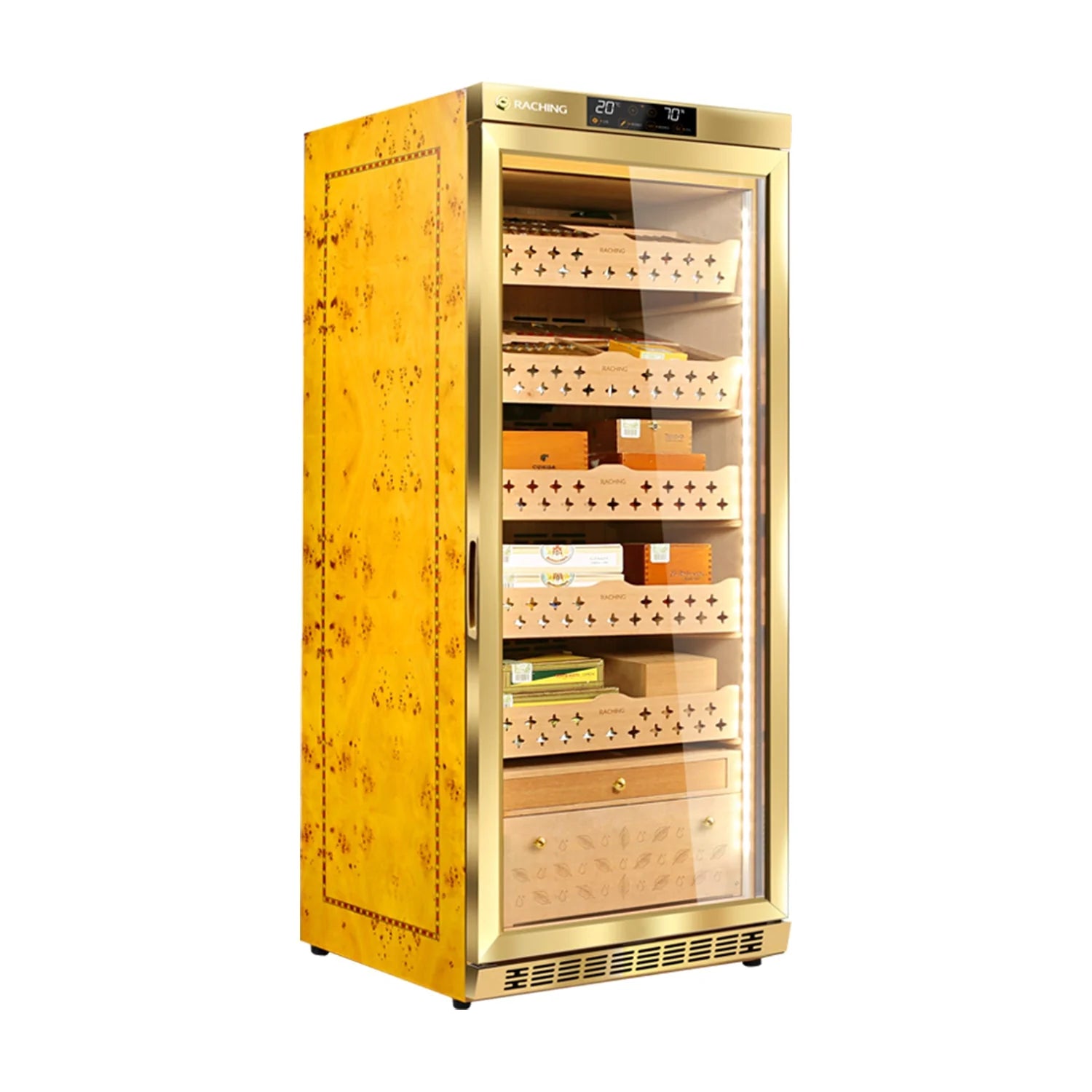 Raching MON3800A: Automated Climate-Controlled Humidor (1,800-cigar capacity)