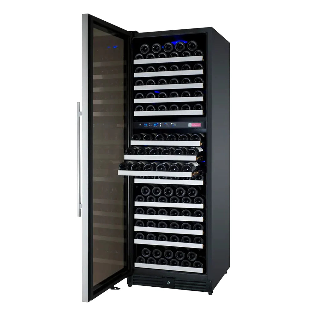 Allavino 24" Wide FlexCount II Tru-Vino 177 Bottle Dual Zone Silver Left Hinge Wine Refrigerator (Copy)