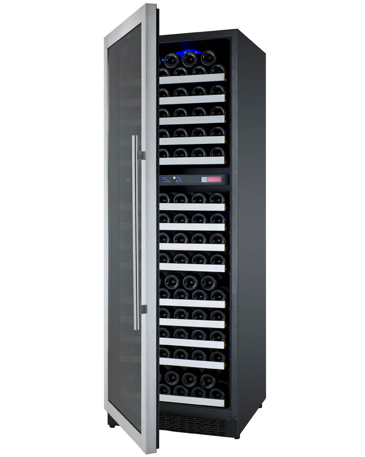 Allavino 24" Wide FlexCount II Tru-Vino 177 Bottle Dual Zone Silver Left Hinge Wine Refrigerator (Copy)
