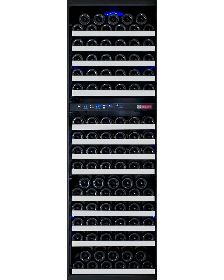 Allavino 24" Wide FlexCount II Tru-Vino 177 Bottle Dual Zone Silver Left Hinge Wine Refrigerator (Copy)
