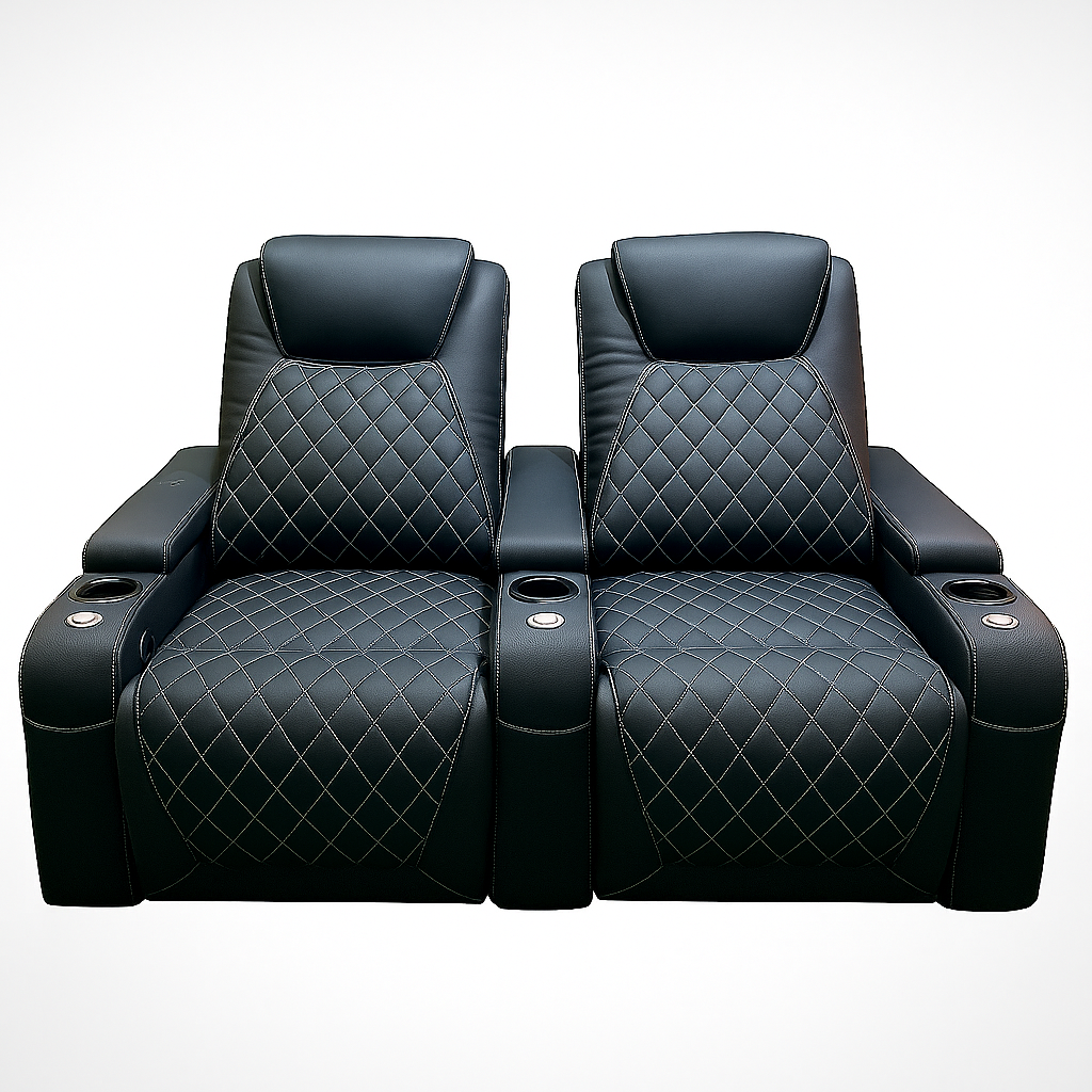 ObsidianCrest Diamond Recliner Pair
