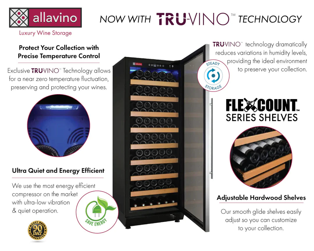 Allavino 24" Wide Vite II 99 Bottle Wine Refrigerator